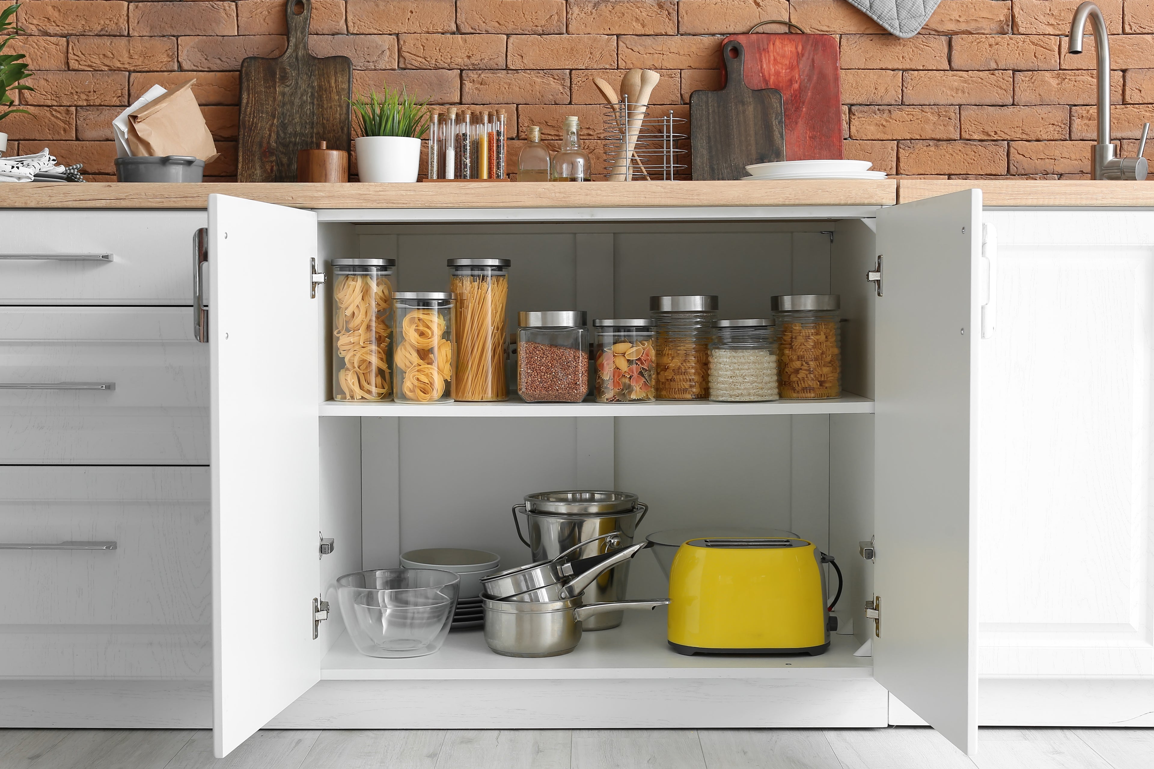 5-Piece Bamboo Kitchen Organizer Set